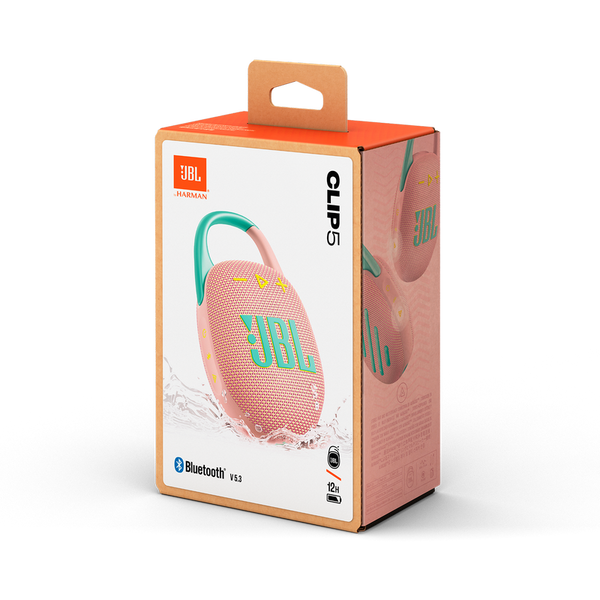 Portable Speakers JBL Clip 5 Pink 219446 фото