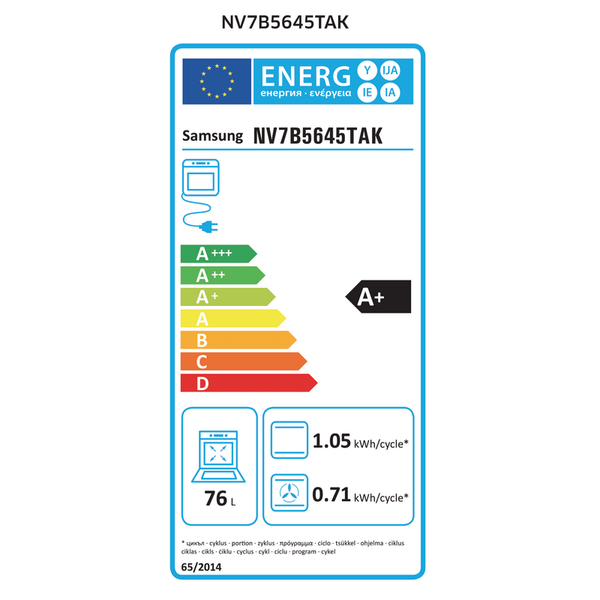 Cuptor Electric Samsung NV7B5645TAK/WT 220325 Imagini