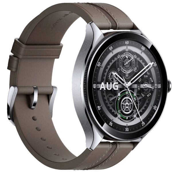 Xiaomi Watch 2 Pro - Bluetooth® Silver Case with Brown Leather Strap 213531 фото