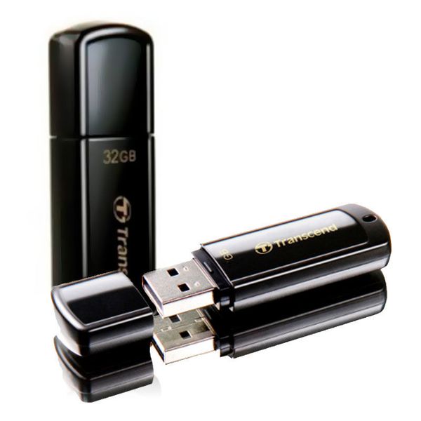 32GB USB2.0 Flash Drive Transcend "JetFlash 350", Black, Classic Cap (R/W:18/8MB/s) 50741 фото