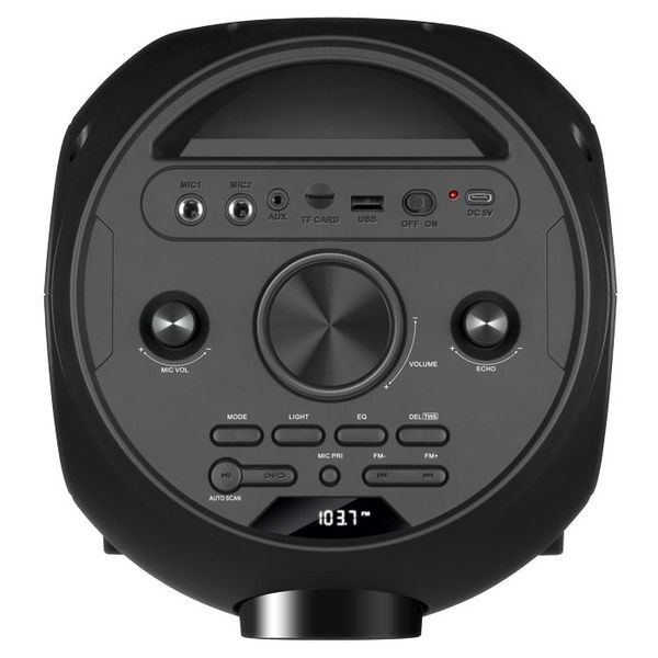 Partybox SVEN "PS-720" 80w, Black, Bluetooth, TWS, Bluetooth, FM, USB, microSD, 2x4400mA*h 120563 фото