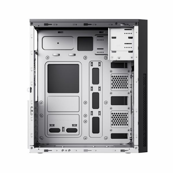 Case ATX 550W Sohoo 2815BK, 0.4mm, 1xUSB-C, 1xUSB3.0, 1xUSB2.0, 2x5.25", 1x3.5", 3x2.5", PSU: ATX-55 224539 фото
