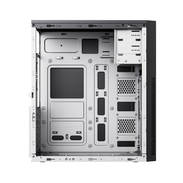 Case ATX 550W Sohoo 2815BK, 0.4mm, 1xUSB-C, 1xUSB3.0, 1xUSB2.0, 2x5.25", 1x3.5", 3x2.5", PSU: ATX-55 224539 фото