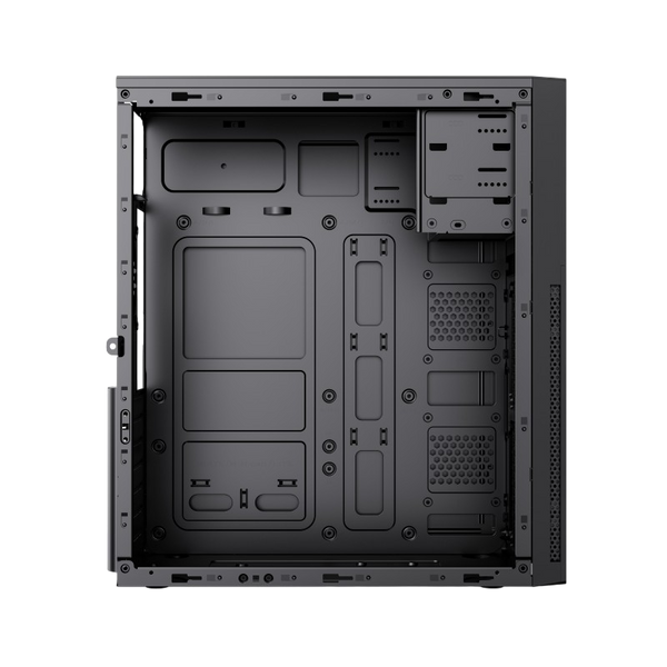 Case ATX 550W Sohoo 2815BK, 0.4mm, 1xUSB-C, 1xUSB3.0, 1xUSB2.0, 2x5.25", 1x3.5", 3x2.5", PSU: ATX-55 224539 фото