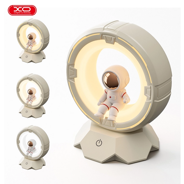 XO OZ12 Spaceman Tri-color Night Light Pat Light 1200mAh, White 240914 фото