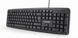 Keyboard Gembird KB-U-103, Standard, Full size, Silent, EN/RU, Black, USB 105369 фото 1