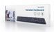 Keyboard Gembird KB-U-103, Standard, Full size, Silent, EN/RU, Black, USB 105369 фото 4