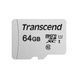 ..64GB MicroSD (Class 10) UHS-I (U1),+SD adapter, Transcend "TS64GUSD300S-A" (R/W:95/45MB/s) 88408 Imagini 2