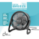 Ventilator Cellularline Desk Breeze, Black 267634 Imagini 3