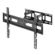 Wall Mount Gembird "WM-80ST-03" Black 37"-80", 40kg, VESA:up 600x400, Wall dist:67~355mm, &plusmn;60&deg; 250453 фото 6
