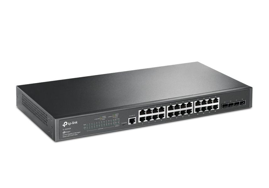 24-port 10/100/1000Mbps Switch TP-LINK "TL-SG3428",4xSFP expansion slot 127899 фото