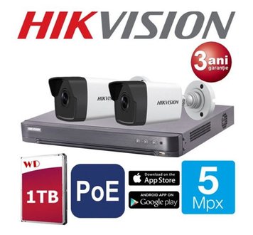 HIKVISION 5 Megapixeli IP POE 1TB 30m ID999MARKET_6595604 фото