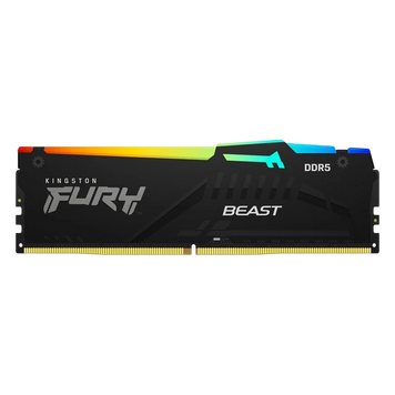 ..8GB DDR5-6000MHz Kingston FURY Beast RGB (KF560C30BBEA-8), CL30-36-36, 1.4V, AMD EXPO 1.0/Intel X 240605 фото
