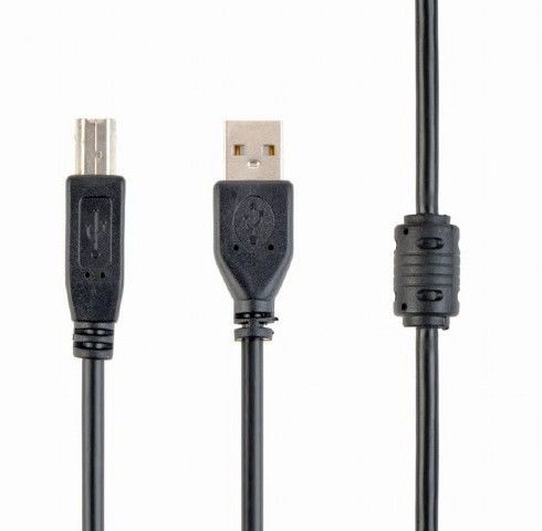 Cable USB, AM/BM, 1.8 m, USB2.0 Premium quality with ferrite core, CCF-USB2-AMBM-6 42843 фото