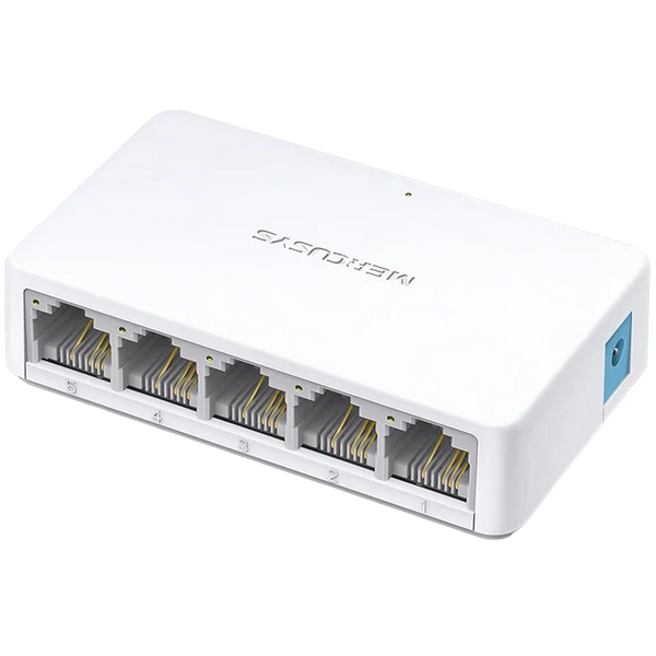 .5-port 10/100Mbps Desktop Switch MERCUSYS "MS105", Plastic Case 92289 Imagini
