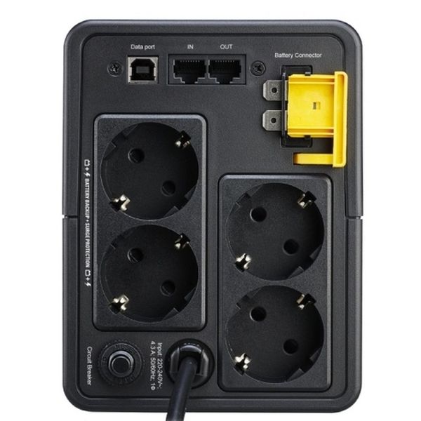 APC BACK-UPS BX950MI-GR 950VA/520W, 230V, AVR, USB, RJ-45, 4*Schuko Sockets 122993 фото