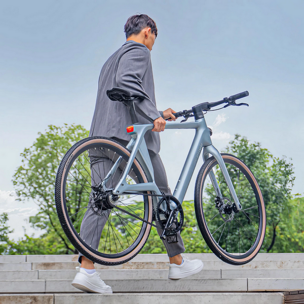Electric bicycle FIIDO AIR Silver Carbon 261478 фото