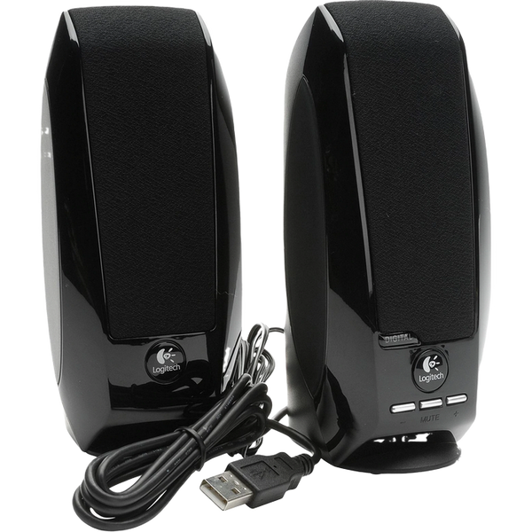 Speakers Logitech S150 2.0, USB, Black, Travel Case, OEM 24460 фото