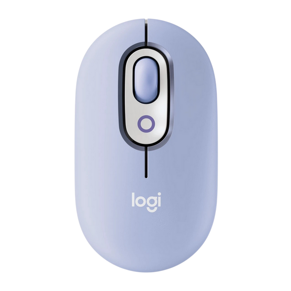 Wireless Mouse Logitech POP, up 4000 dpi, 4 buttons, Ambidextrous, 82g., 1xAA, 2,4Ghz, Liliac 257497 фото