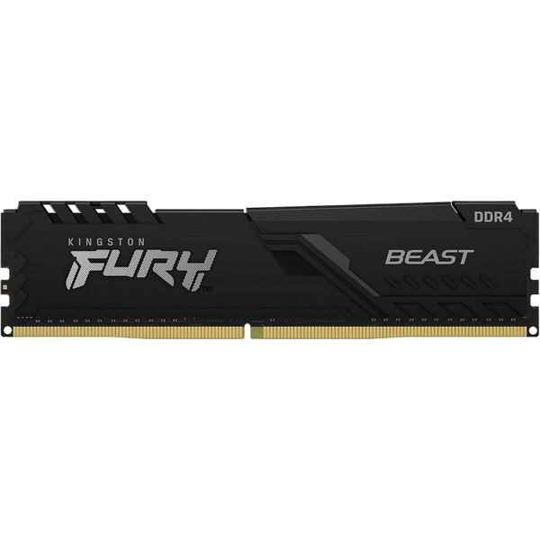 16GB DDR4-3600MHz Kingston FURY Beast (Kit of 2x8GB) (KF436C17BBK2/16), CL17-21-21, 1.35V, Black 136318 фото