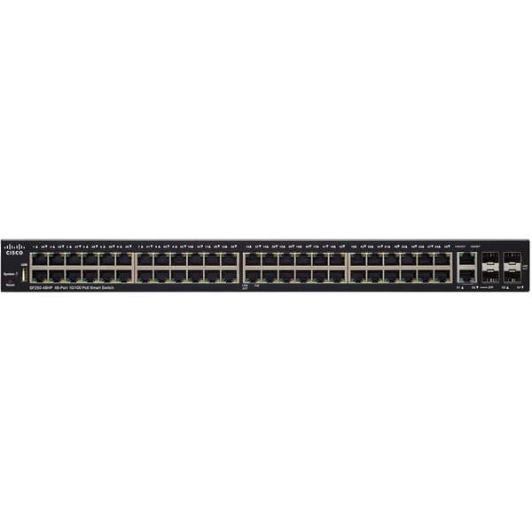 48-port 10/100Mbps Smart Switch Cisco SF250-48, 2xSFP, 2xSFP Combo 120699 Imagini