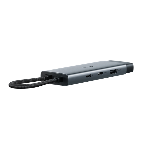 USB Type-C 6 in 1 Hub/Docking TP-LINK "UH6120C" (2xUSB3.0, 1xType-C, 1xGbE, HDMI 4K@60Hz, 1xType-C 228116 фото