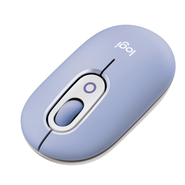 Wireless Mouse Logitech POP, up 4000 dpi, 4 buttons, Ambidextrous, 82g., 1xAA, 2,4Ghz, Liliac 257497 фото