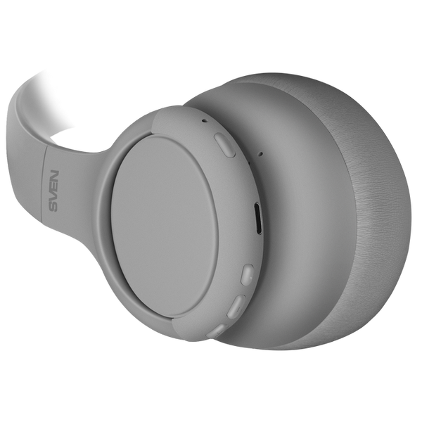 Bluetooth Headset SVEN AP-B800MV with Mic, Bluetooth, hybrid ANC, APP, 4 mics, 500mAh, Gray 246250 Imagini
