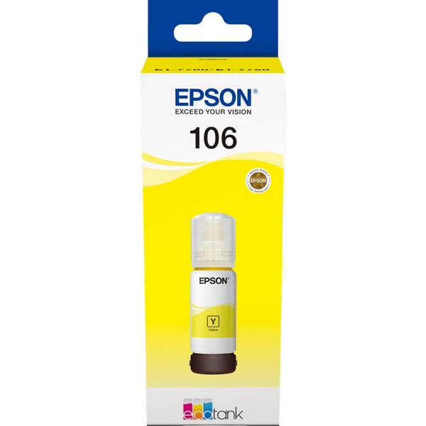 Ink Epson C13T00R440, 106 EcoTank, Yellow 92885 фото