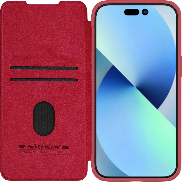 Nillkin Apple Смартфон Apple iPhone 15 Plus, Qin Pro Red 210162 фото