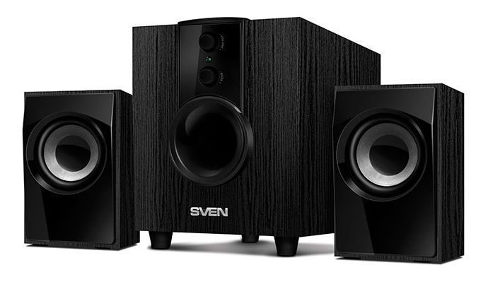 Speakers SVEN "MS-107" Black, 10w / 5w + 2x2.5w / 2.1 79567 фото