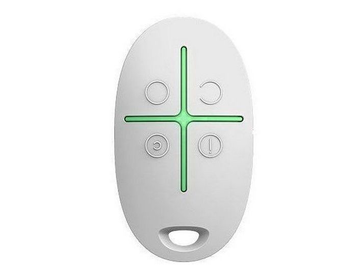 Ajax Wireless Security Alarm Button "SpaceControl", White, Security Modes, Key Fob 142909 Imagini