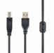 Cable USB, AM/BM, 1.8 m, USB2.0 Premium quality with ferrite core, CCF-USB2-AMBM-6 42843 фото 2