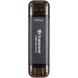 .512GB Transcend Portable SSD ESD310C Black, USB-A/C 3.2 (71.3x20x7.8 mm, 11g, R/W:1050/950 MB/s) 207617 фото 1