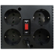 Stabilizer Voltage PowerCom TCA-1200, 1200VA/600W, Black, 4 Shuko socket 121407 Imagini 6