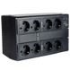 UPS PowerCom CUB-1000E 1000VA/550W LCD, AVR, USB-B, RJ45/RJ11, 8*Schuko 132327 фото 9