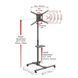 TV cart Barkan ''SW411H'' Black 13"-83" Tilt, max.50kg, VESA mm: up to 600x400mm 144217 Imagini 1