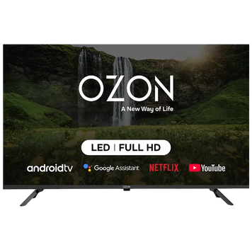 43" LED SMART TV OZON H43QN7500S, QLED, Full HD, Google TV, Black 242334 Imagini