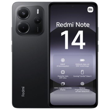 Smartphone Xiaomi Redmi Note 14 4G 8/256GB EU Black 227446 Imagini