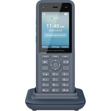 Grandstream WP836 Wi-Fi, 3 SIP, 3 Lines, Wi-Fi 6, Type-C, 3000mAh, Ruggedized, IP69K, Jet Grey 236340 Imagini