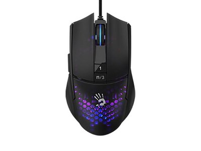 Gaming Mouse Bloody L65 Max, Optical, 100-12000 dpi, 7 buttons, RGB, 250 IPS, 35G, RGB, USB 145893 фото