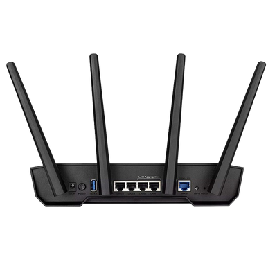 Wi-Fi 6 Dual Band ASUS TUF Gaming Router "TUF-AX3000 V2", 3000Mbps, OFDMA, 4xGbit, 1x2.5Gbit, USB3.0 206761 фото