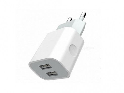 &Icirc;ncărcător XPower + Lightning Cable, 2USB, 2.4A, White 131347 Imagini