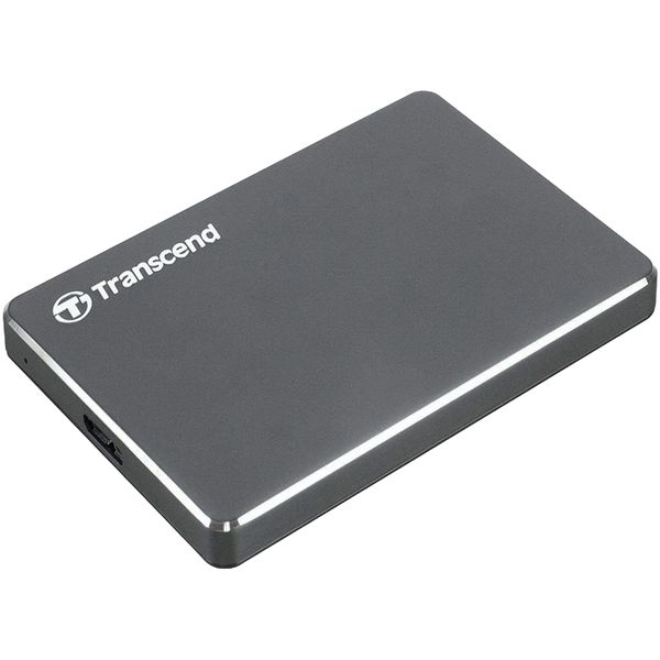 1.0TB (USB3.1) 2.5" Transcend "StoreJet 25C3", Iron Gray, Ultra-Slim, Aluminum Casing 79980 фото