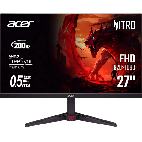 27" ACER Nitro VG270X1bmiipx Black, IPS, 1920x1080, 200Hz. FreeSync, 1msVRB, 300cd, DCR100mil:1, HDR 244359 Imagini