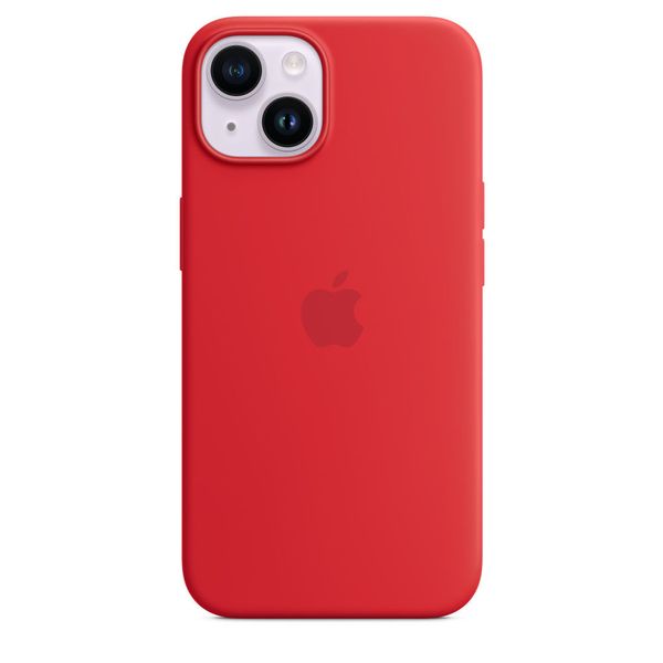 Original iPhone 14 Silicone Case with MagSafe - (PRODUCT)Red, Model A2910 202774 фото