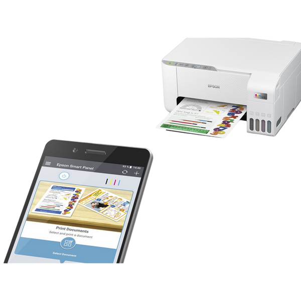 MFD Epson EcoTank L3256, White 145473 Imagini