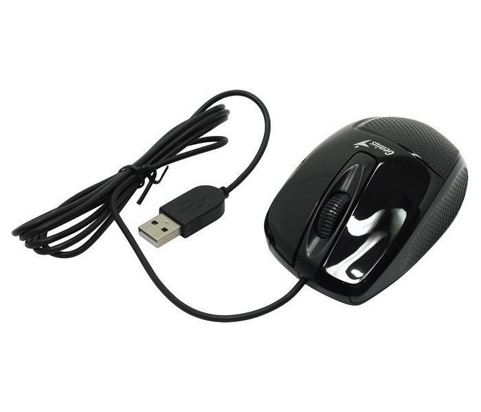 Mouse Genius DX-150X, Optical, 1000 dpi, 3 buttons, Ergonomic, Black, USB 80041 фото