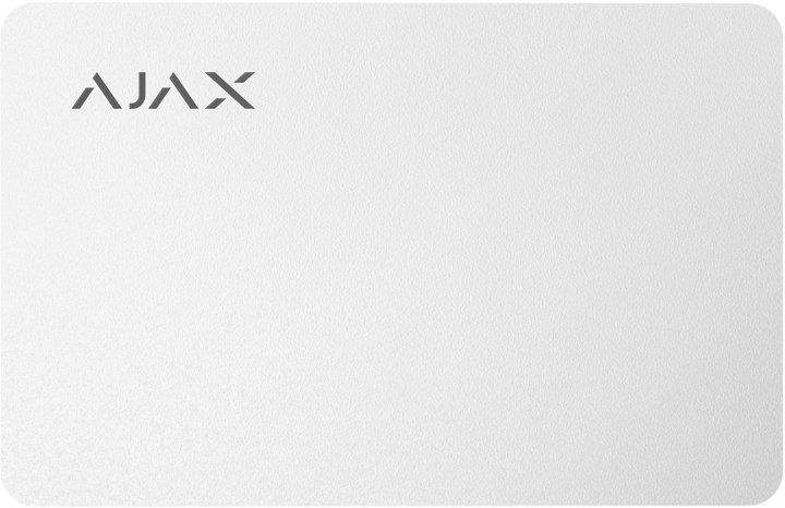 Ajax Encrypted Contactless Card "Pass", White (3pcs) 143042 фото