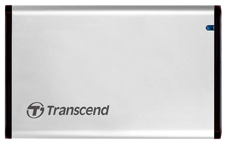 2.5" SATA HDD/SSD External Case (USB3.0) Transcend StoreJet "TS0GSJ25S3", Aluminum, UASP Support 73495 фото